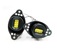 Rapoyo 2 Piezas Coche LED Faro Ángel Ojos Marcador Anillo Bombilla 80W para E90 E91 2009 2010 2011