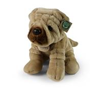 Rappa Eco Shar Pei - Perro de Peluche (30 cm), Color marrón