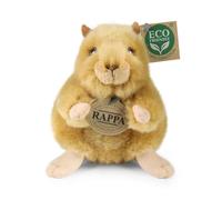 Rappa Peluche de hámster Dorado, 16 cm, Juguete ecológico