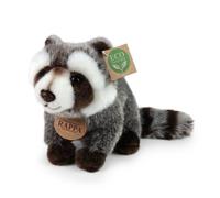 Rappa Peluche de mapache de peluche, 22 cm, juguete ecológico
