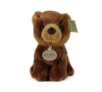 Rappa Peluche Peluche Oso marrón 18 cm Juguete ecológico