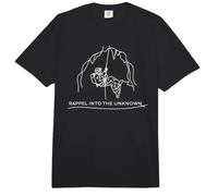 Rappel in to The Unknown del espeleólogo de espeleología Comfort Colors Adult Heavyweight T-Shirt