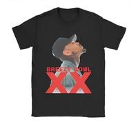 Rapper Chris Brown Breezy Bowl XX Tour T Shirt Pure O Neck Short Sleeve Clothes Plus