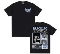 Rapper RVFV Tour Merch Camiseta De Moda Camisetas De Moda Harajuku Hip Hop Camisetas De Gran Tamaño Unisex (A M)