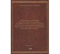 Rapport des citoyens chargés par le ministre de la Police générale, de la Proclamation de la loi sur