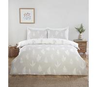 Rapport Home Fern - Juego de Ropa de Cama matrimonial de Microfibra con Funda nórdica Reversible y sábana Bajera Ajustable con Fundas de Almohada a Juego