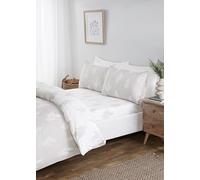 Rapport Home Fern - Juego de Ropa de Cama matrimonial de Microfibra con Funda nórdica Reversible y sábana Bajera Ajustable con Fundas de Almohada a Juego