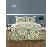 Rapport Home Heritage - Juego de Ropa de Cama Reversible de Microfibra Floral para Cama tamaño