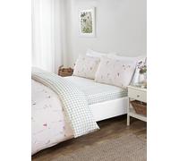 Rapport Home Niamh - Juego de Ropa de Cama matrimonial de Microfibra, Funda nórdica Reversible con sábana Bajera y Fundas de Almohada a Juego