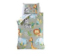 Rapport Home Rumble In The Jungle - Juego de Funda nórdica para niños, Color Verde