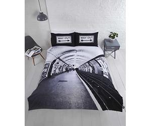 Rapport Home TFL London - Juego de Funda de edredón para Cama Individual