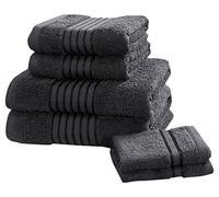 Rapport WINTWL-6-PC-GREY Windsor-Juego de 6 Toallas, Algodón, Gris, 120 x 70 x 1 cm