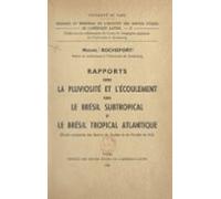 Rapports Entre La Pluviosité Et Lécoulement Dans Le Brésil Subtropical