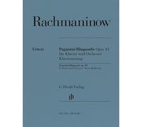 Rapsodie sur un thème de Paganini op. 43; Zwei Klaviere zu vier Händen