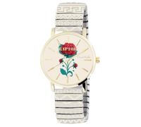 Raptor Reloj de pulsera para mujer Frida Kahlo Edition con cordón, beige, Pulsera
