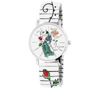 Raptor Reloj de pulsera para mujer Frida Kahlo Edition con cordón de alta calidad, acero inoxidable, regalo para mujer, novia o madre con caja de reloj, Blanco, Contemporáneo