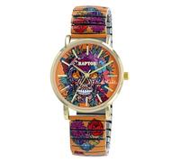 Raptor Reloj de pulsera para mujer Frida Kahlo Edition con cordón, multicolor, Correa