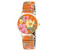 Raptor Reloj de pulsera para mujer Frida Kahlo Edition con cordón, naranja, Correa