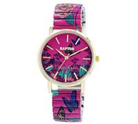 Raptor Reloj de pulsera para mujer Frida Kahlo Edition con cordón, Rosa Multicolor, Expresivo