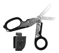 Raptor Response - Tijeras de emergencia plegables de acero inoxidable con 6 funciones, tijeras de rescate, tijeras de trauma, para uso profesional en el servicio de emergencia o tareas cotidianas