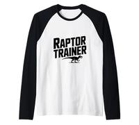 Raptor Trainer - Amante de los Dinosaurios para fanáticos del jurásico Camiseta Manga Raglan