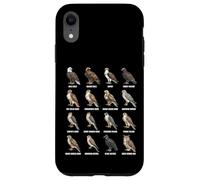 Raptors of North America Cuadro de Especies de Aves Rapaces Carcasa para iPhone XR