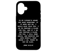 Rapture & Second Coming Gospel of Jesus - John 14:2-3 Carcasa para iPhone 16