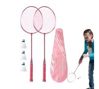Raqueta de bádminton, juego de bádminton para adultos, Raquetas de bádminton con absorción del sudor, Raquetas de bádminton con mango de almohadilla altamente elástico para adultos amantes de la s