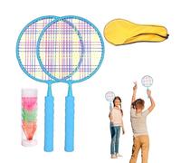 Raqueta de bádminton - Juego de bádminton para niños de interior - Accesorios deportivos portátiles para entrenamiento deportivo, fitness, ocio, camping, picnic, jardín, juegos escolares, edades 3-7