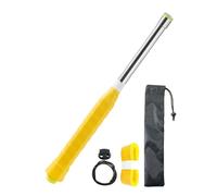 Raqueta de bádminton para entrenamiento de fuerza, herramienta de oscilación antideslizante, intensidad ajustable, de acero inoxidable, dispositivo de entrenamiento de bádminton para niños, adultos