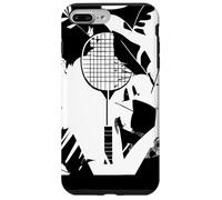 Raqueta de bádminton Retro Jugador de Volante Carcasa para iPhone 7 Plus/8 Plus