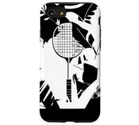 Raqueta de bádminton Retro Jugador de Volante Carcasa para iPhone SE (2020) / 7/8