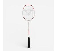 Raqueta de bádminton, Wavetec Magan 8 Slim blanca y roja. Talla única