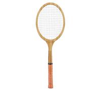 Raqueta de colección Conmemorativa HaloVerde con diseño auténtico para decoración de Tenis Retro, una Raqueta de Tenis de Madera única para iniciar Conversaciones con Estructura