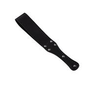 Raqueta de mano sexy de cuero, juguetes opcionales multicolores, raqueta sexy, suministros para coqueteo de pareja a largo plazo(Black)