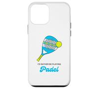 Raqueta de pádel con Texto en inglés I Would Rather Be Playing Funny Carcasa para iPhone 12 Mini