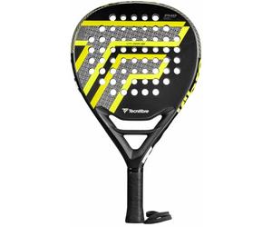 Raqueta de Padel TECNIFIBRE Wall Breaker 375, Negro y Amarillo