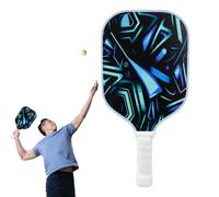 Raqueta de Pickleball LED - Raqueta de Pickleball de Fibra de Vidrio, Raqueta de Pickle Ball | Paleta LED de Pickleball con Cable de Carga, Suministros de Agarre, Accesorios de Pickleball con