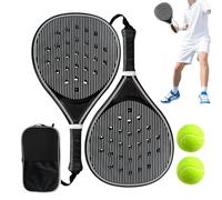 Raqueta de Pickleball,Pala Ligera de Fibra de Carbono - Set de Palas de Pickleball,para Mujeres Niños Adultos Juegos Deportivos Práctica Parque Jardín Escuela Vacaciones