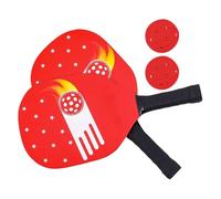 Raqueta de pong, remo de pelota de pepino, raqueta de pong profesional, estuche compacto de almacenamiento, 2 remos y 2 pelotas, accesorios deportivos para adultos, niños y principiantes