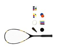 Raqueta de squash de aleación de aluminio, absorbe los golpes, pala de entrenamiento para principiantes, suministros de entrenamiento