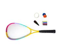 Raqueta de squash de aleación de aluminio, absorbe los golpes, pala de entrenamiento para principiantes, suministros de entrenamiento
