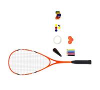 Raqueta de squash de aleaciones de aluminio, absorbe los golpes, pala de entrenamiento para principiantes, suministros de entrenamiento, raqueta para principiantes