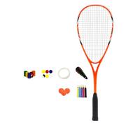 Raqueta de squash de aleaciones de aluminio, absorbe los golpes, pala de entrenamiento para principiantes, suministros de entrenamiento, raqueta para principiantes