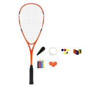 Raqueta de squash de aleaciones de aluminio, absorbente de golpes, pala de entrenamiento para principiantes, suministros de entrenamiento, raqueta absorbente de golpes