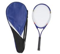 Raqueta de Tenis de 27 Pulgadas para Adultos y Adolescentes, Raqueta de Tenis recreativa de aleación de Aluminio y Nailon con empuñadura cómoda, Marco Reforzado y Bolsa para (Azul)