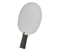 Raqueta de tenis de mesa de metal, placa inferior de raqueta de entrenamiento con pesas, raqueta pesada de 518 g con mango de madera, para el desarrollo de fuerza (mango corto)