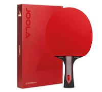 JOOLA Raqueta de ping pong Red Carbon Pro - Raqueta profesional de carbono con almohadillas de micrones y caja magnética
