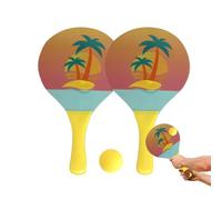 Raqueta De Tenis De Mesa,Raquetas Deportivas para Playa - Equipo De Raquetas para Entrenamiento Unisex Adulto Junior Principiantes Exterior Viaje