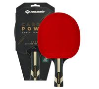 Raqueta de Tenis de Mesa Schildkröt Carbon Power | Raqueta de Carbono Ofensiva con Gomas certificadas por la ITTF | Raqueta de Tenis de Mesa Premium para Jugadores recreativos y de Club ambiciosos